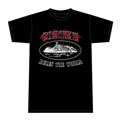 Corteiz 4Stars Alcatraz Black T-shirt