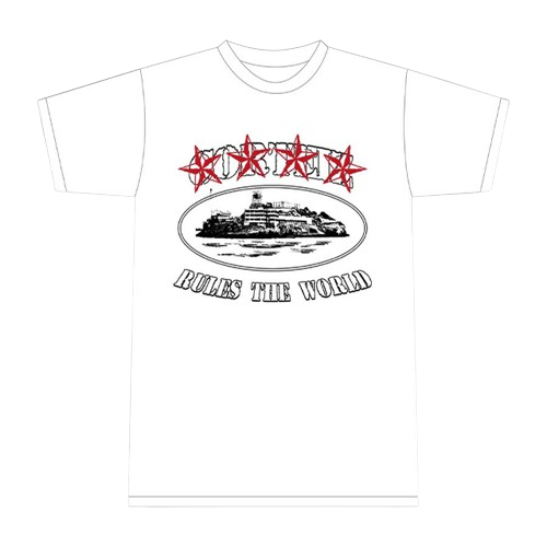 Corteiz 4Stars Alcatraz White T-shirt