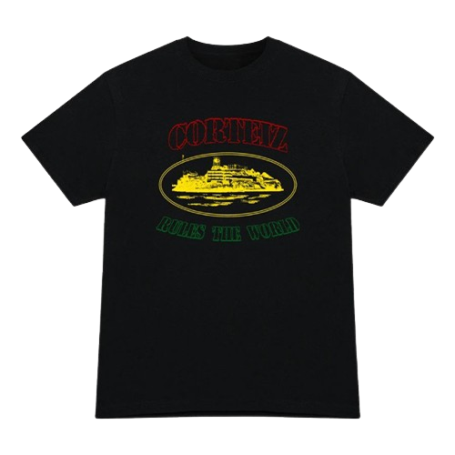 Corteiz Alcatraz Black T-shirt