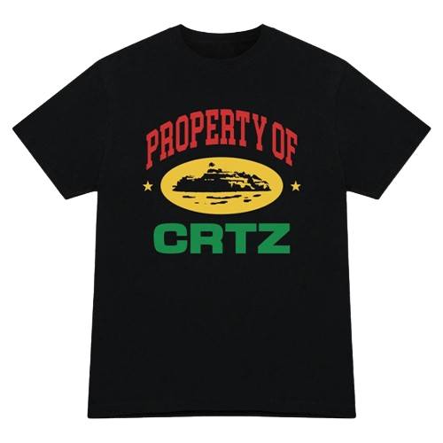 Corteiz Property Of Crtz Black T-shirt